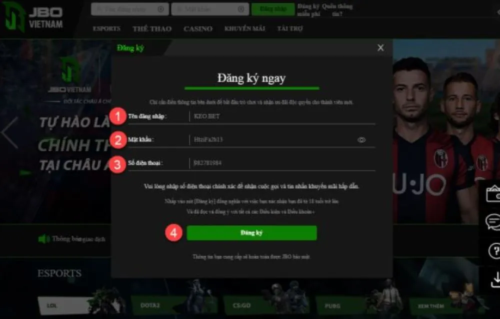 JBO - Đánh giá nhà cái cá cược thể thao uy tín hàng đầu Việt Nam - Ảnh 3