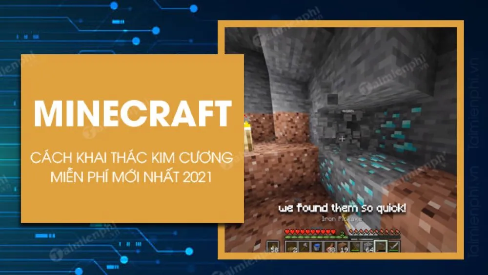 Cách tìm kim cương trong Minecraft đơn giản, hiệu quả - Ảnh 1