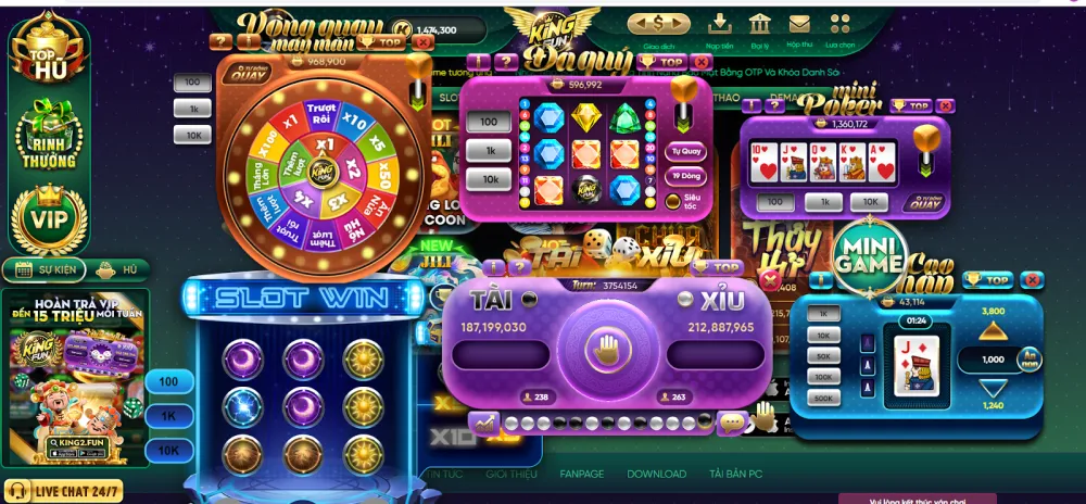 KINGFUN - GAME BÀI ĐỔI THƯỞNG QUỐC TẾ SỐ 1 - Ảnh 2