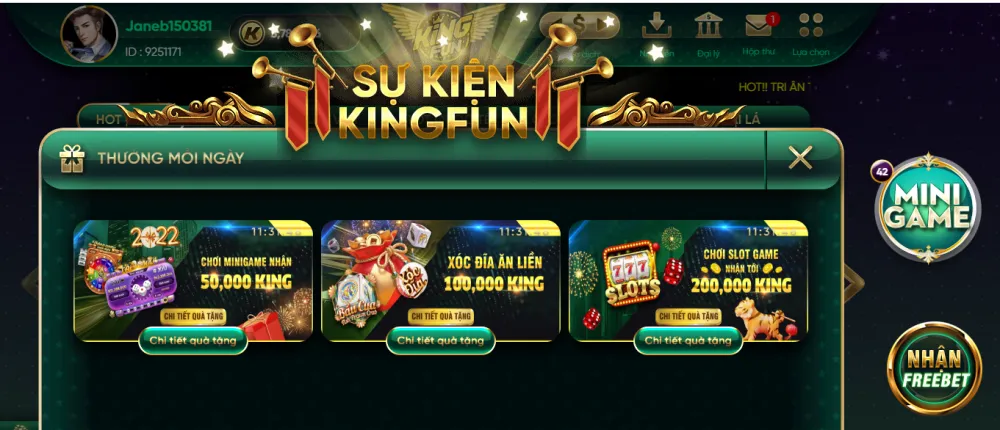 KINGFUN - GAME BÀI ĐỔI THƯỞNG QUỐC TẾ SỐ 1 - Ảnh 5